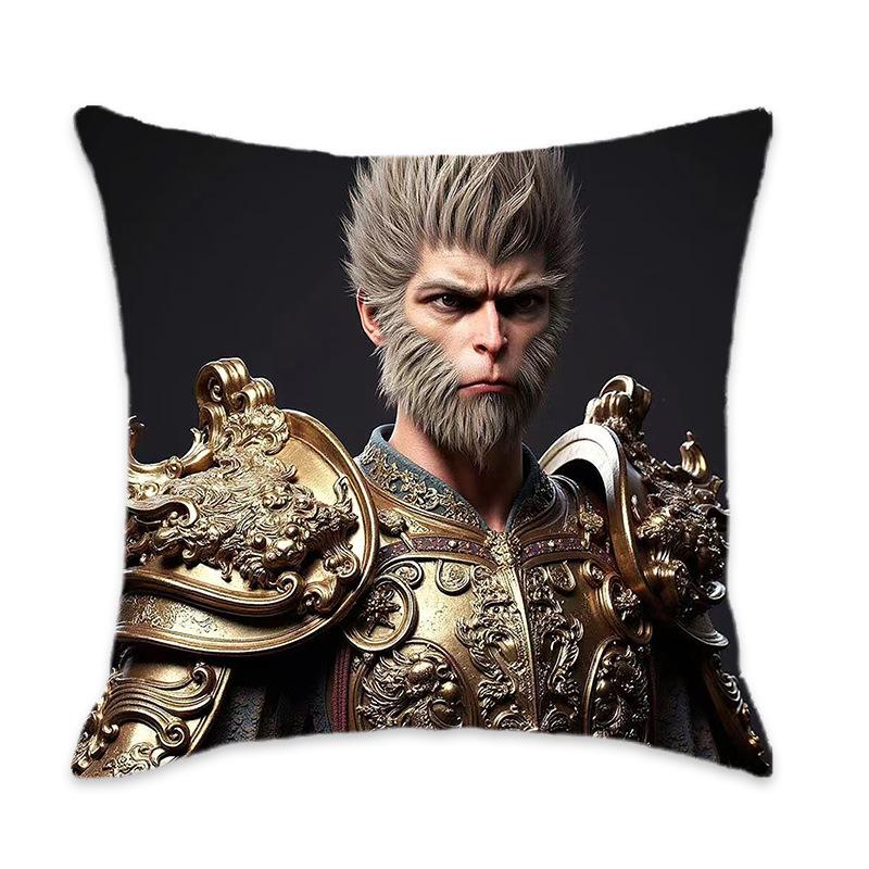 Подушки из серии New Black Myth Wukong Удобные и мягкие подушки для автомобиля, дома, спальни, прикроватные подушки, подушки