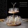 Набор: Декантер и рюмки для байцзю Shijin Gold Bamboo Knot