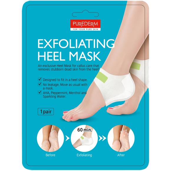PUREDERM Exfoliating Heel Mask, 1pc. - Exfoliating Heel Mask