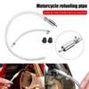 Brake Bleeder Hose Universal Brake Fluid Bleeder Kit Easy To Use Auto Motorcycle One-Way Check Valve Tube Bleeding Tool Kit