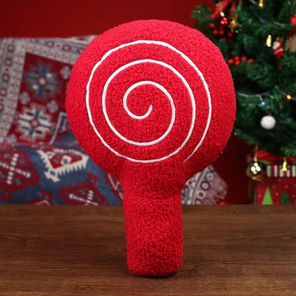 Red Christmas Cartoon Pillow Plush Pillow Cushions New Red Decoration Pillow  Christmas