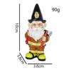 Patio Resin Sculpture Whimsical Home Office Decorations Ornament Gift Fireman Gnome Statue