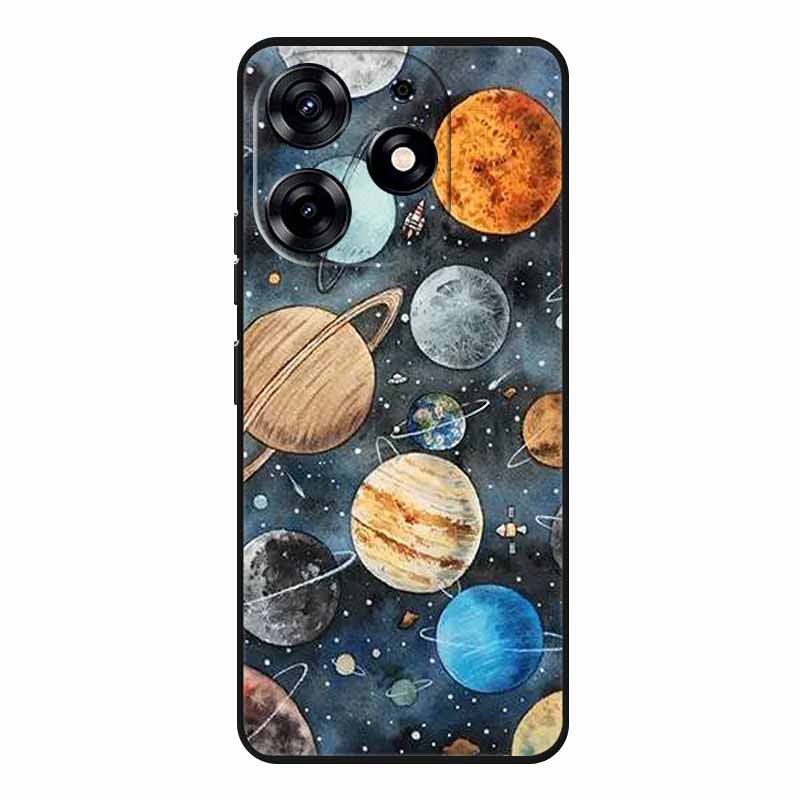 Милые Животные Мягкий Силиконовый TPU Чехол для Телефона Tecno Spark 20 Pro - Легкий и Ударопоглощающий Защитный Задний Чехол