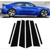 Для Dodge Charger 6 шт. двери автомобиля, окна, стойки, накладки, наклейки 2011 2012 2013 2014 2015 2016 2017 2018