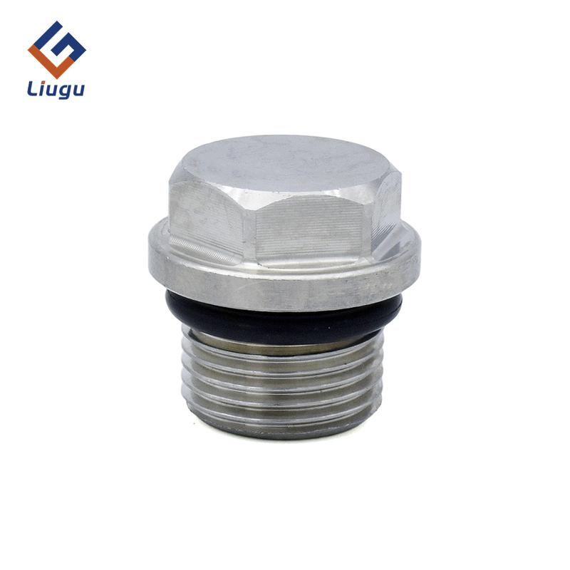 Hexagonal Flange End Cap 1/8 "1/4" 3/8 "1/2" 3/4 "1" -2 "BSP Male Thread 304 Stainless Steel Pipe Fitting - Oil Plug, Pipe Plug