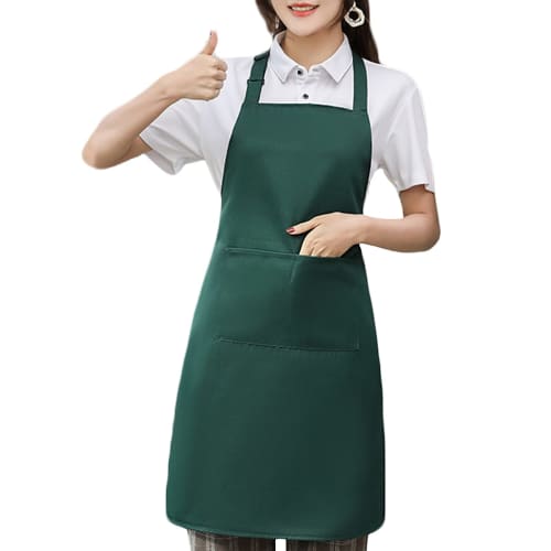 ZIRAIFEN Neck Apron, Stylish, Unisex, Adjustable, Large Capacity Pockets, Stain Resistant, Wrinkle Resistant, Perfect for Kitchens, Dining Rooms, Coff