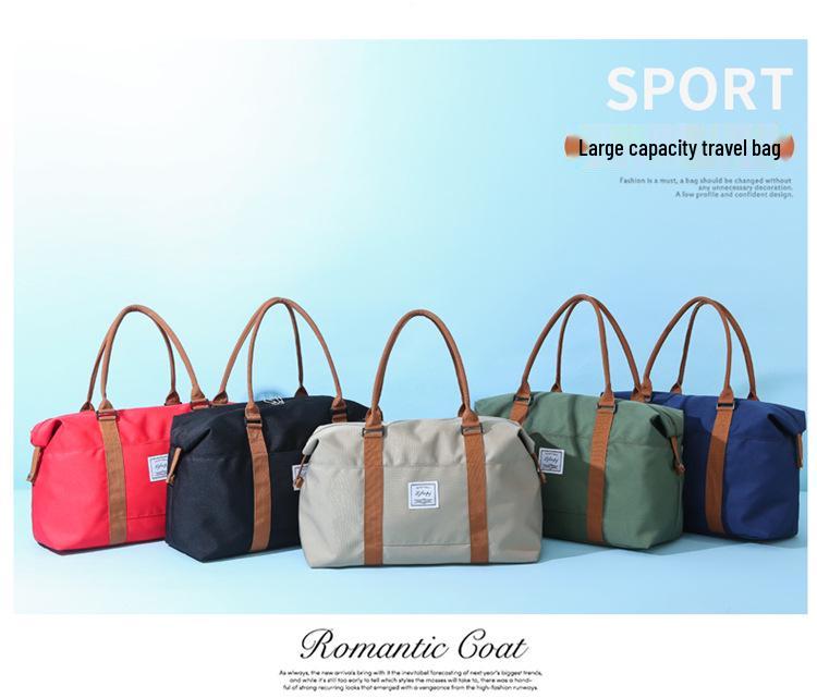 Персонализированная водонепроницаемая спортивная фитнес-дорожная сумка из Оксфорда - Большая вместимость, ручная кладь