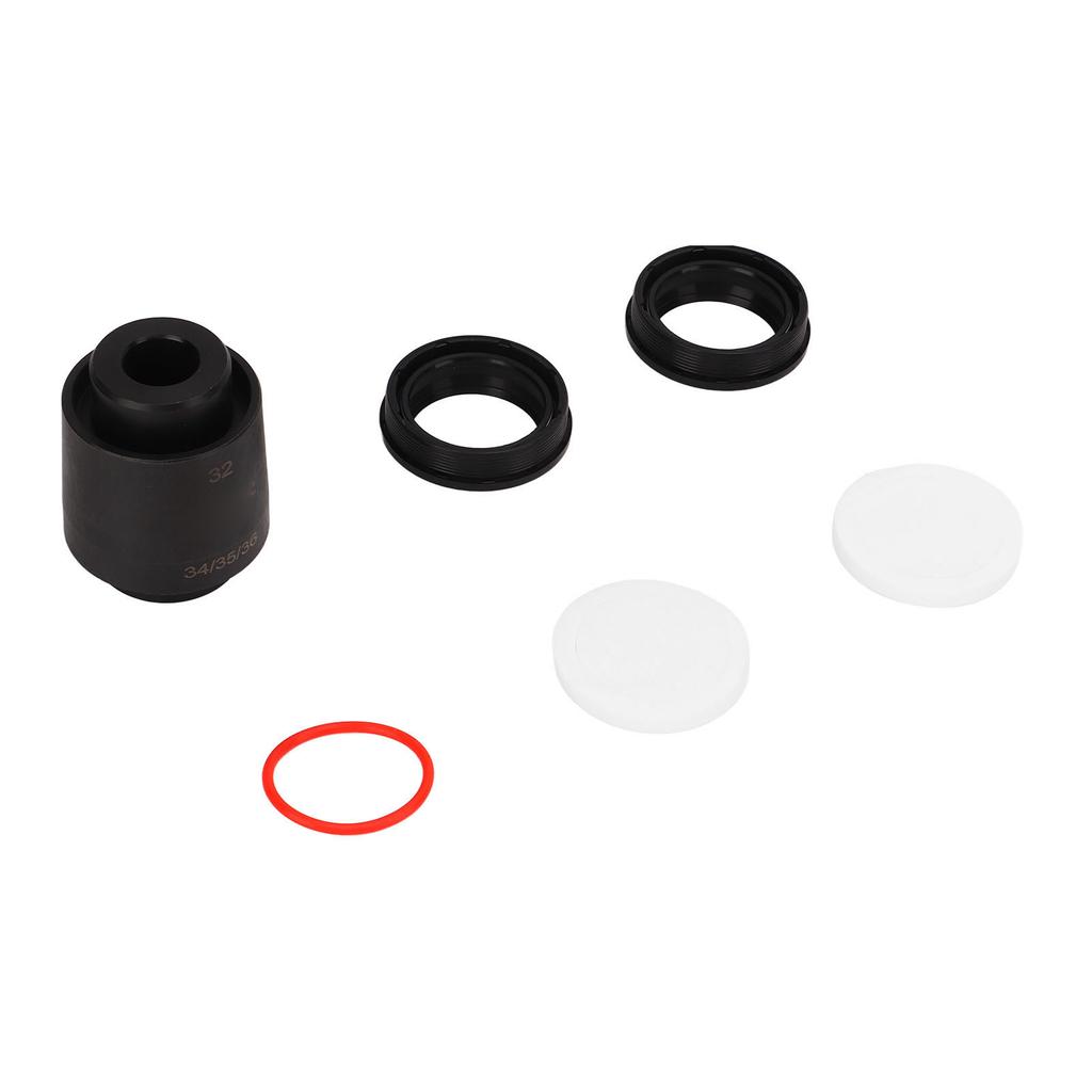 RISK Bike Dust Seal Set Lightweight Stable Front Fork Oil Seal for Mountain Bicycle Maintenance Repair