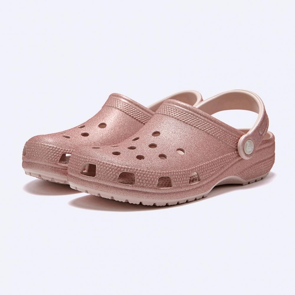 Crocs Classic Glitter Clog Quartz  205942 6wv
