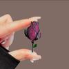 Retro Rose Flower Brooches Pin For Women Clothing Coat Jewelry Accessories Gifts