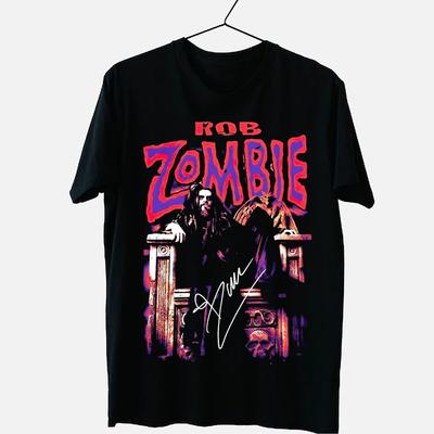 Унисекс футболка Rob Zombie Полный размер S-5XL Унисекс футболка