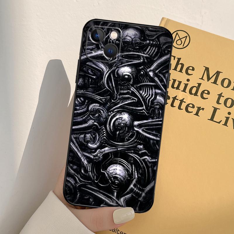 Чехол Hr Giger Li II для iPhone 13 14 Pro Max 11 12 Mini 6S 7 8 Plus SE 2020 2022 X XR XS MAX, чехол