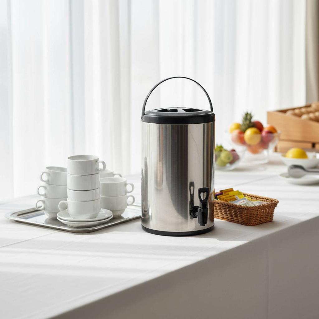 Professional Milk Tea Barrel Large Capacity Hot and Cold Drink Container Insulated Drink Dispenser Long-Lasting Insulation