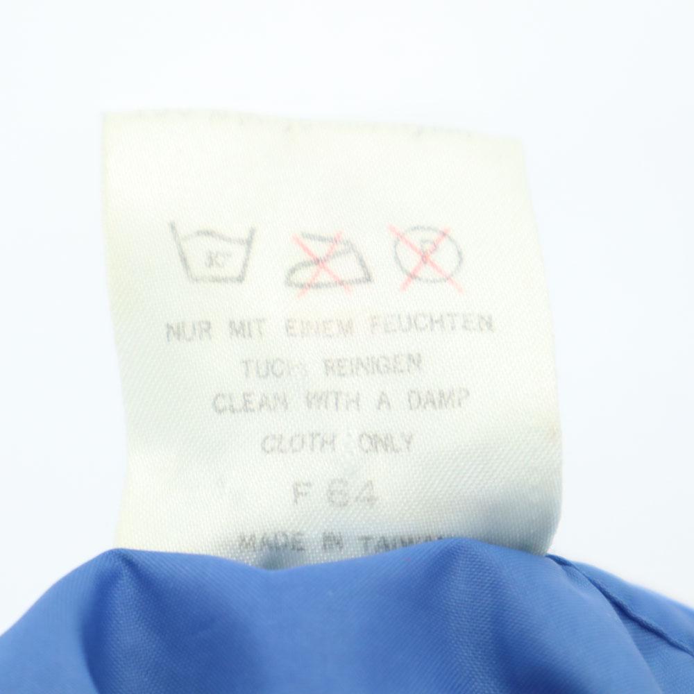 Adidas 80-е винтаж логотип Трилистник Ветровка M синяя Куртка Мужская Б/У