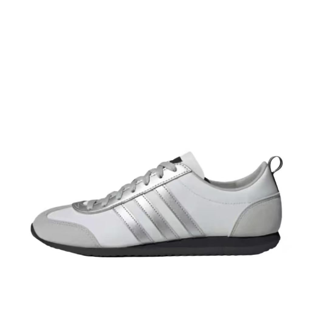 Adidas VS JOG 2.0 Cherry Blossom Silver Blade Coverage Slip Resistant Abrasion Resistant German Army Trainers Unisex JR4653(Team847-)