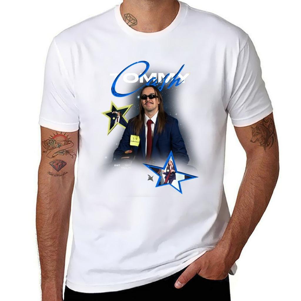 Tommy Cash Espresso Macchiato Eurovision 2025 Estonia Merch Tshirt Outdoor Working Tshirt