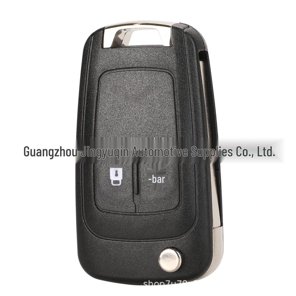 Compatible Key Replacement Shell for 2/3/4/5-Button Chevrolet/Opel/Buick Cruze Malibu (Flat Back)
