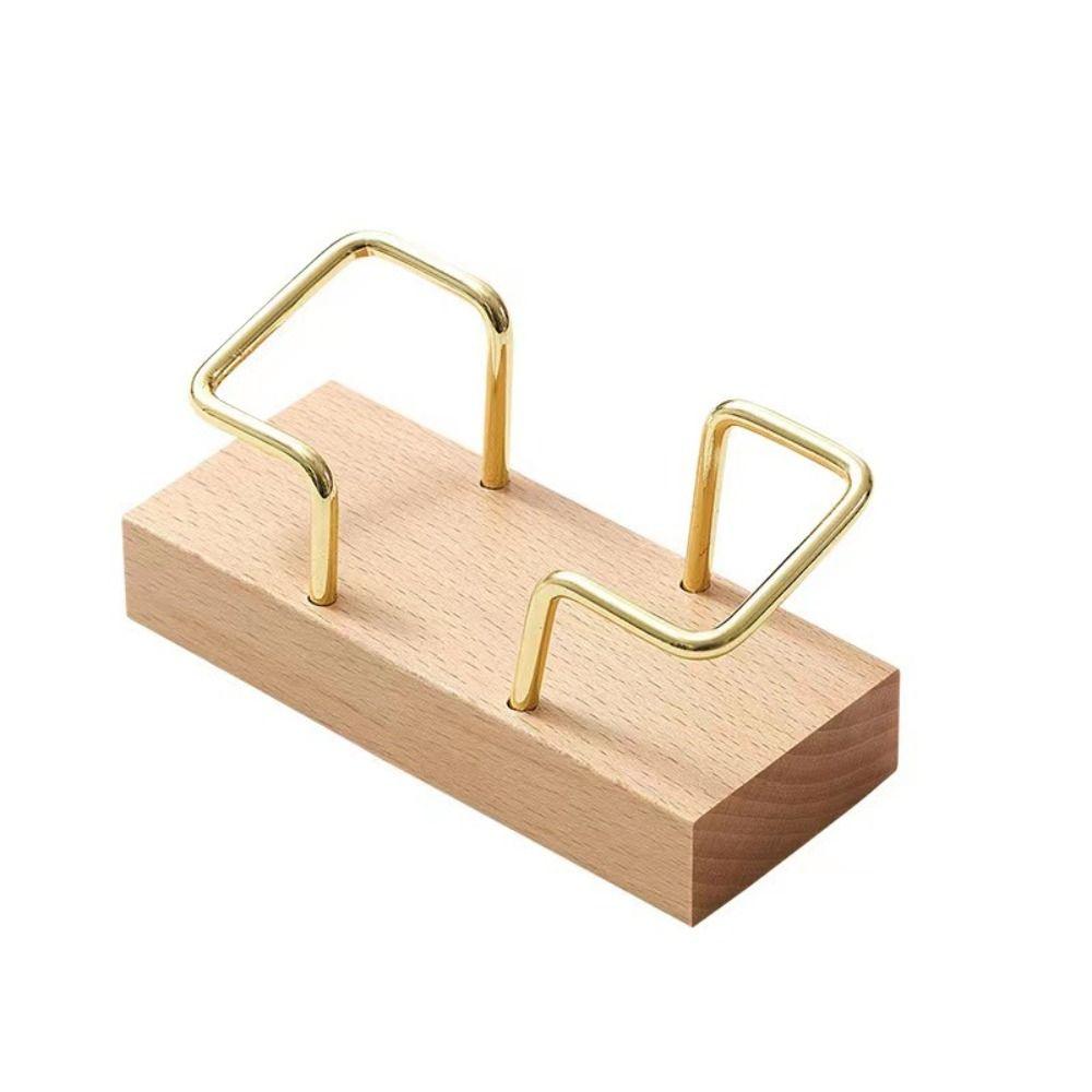 Tabletop Shelf Wooden Card Holder Card Storage Cards Display Stand Business Card Holder High-End