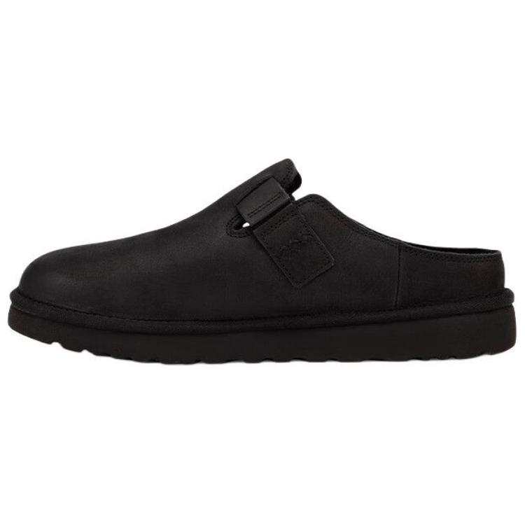UGG Нескользящие закрытые тапочки мужские черные 1166736-BLK