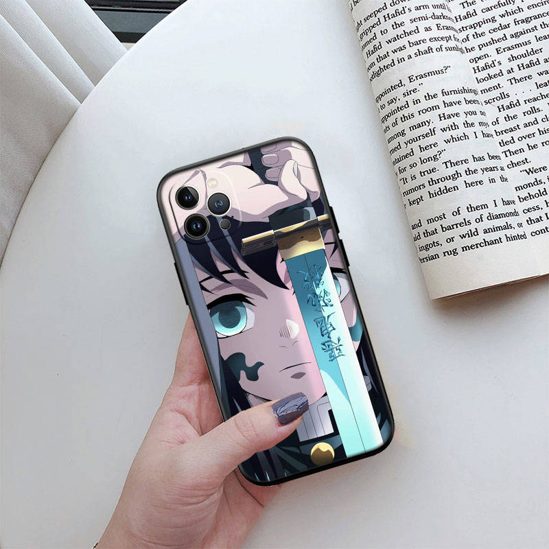 Чехол для телефона ED17 Demon Slayer для iPhone 6 6s 7 8 11 12 13 14 15 XS Pro Max XR X SE Samsung S20 S21 S22 S23 S24 FE Ultra Plus Lite S21S A55
