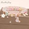 Children's Cartoon Crystal Beaded Bracelet - Cute Layered Jewelry for Girls & Best Friends