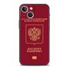 Чехол для телефона «Алжир и Россия» для iPhone 11, 12, 13, 15, 14 Pro Max X XR XS 7 8 Plus SE 2020, роскошный черный мягкий чехол Funda