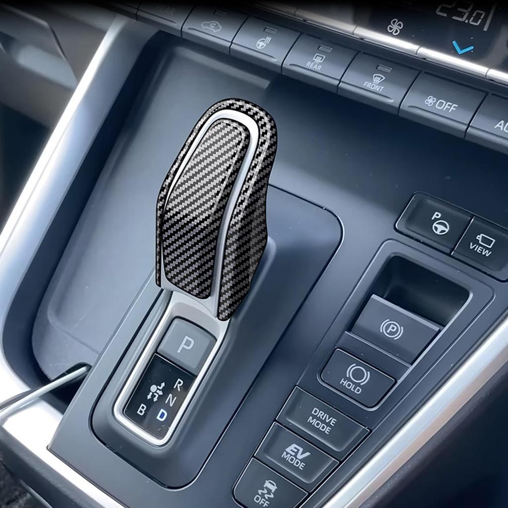 Hyorabyn Shift Knob Covers for New Voxy 90 Noah 90 Sienta 10 Alphard 40 and Vellfire 40 Series Set Fiber Series, Series, Series, Series, (and Later),