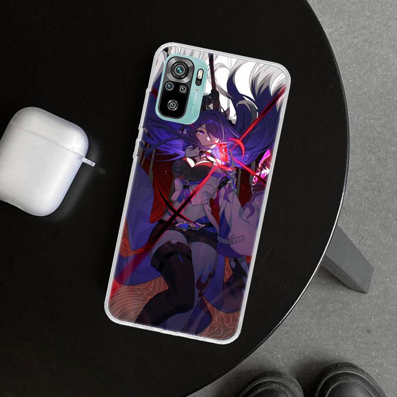 Чехол для телефона Honkai Star Rail Ахерон для Xiaomi Redmi Note 15 14 13 12 11 Pro Plus 14S 12S 11S 11T 11E 10S 10 Индивидуальный Фу