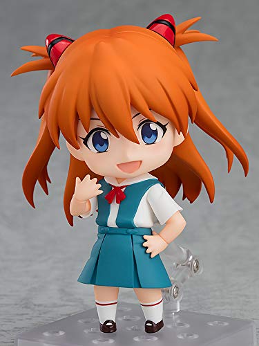 Nendoroid Evangelion Новая Театральная Версия Шикинами Аска Лэнгли Раскрашенная Подвижная Фигурка Не Масштабная ABS&PVC