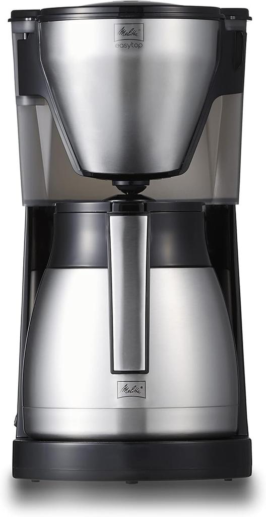 Melitta Easy Top Thermo Coffee Maker Capacity Capacity Stainless Steel Pot Iced [Large 10-Cup / Double-Walled / Coffee]