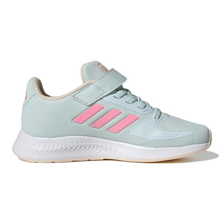 adidas Runfalcon 2.0 Little Kid Почти Blue Beam Розовые детские кроссовки Bliss-Orange HR1398