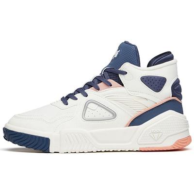 Кроссовки Lifestyle Series Flame Trendy Casual High-Top для скейтбординга, женские, белые, синие, 122148088-5