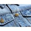 Z 95771 Casual Sleeves Denim Vest Korean Denim Vest