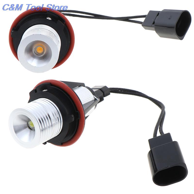 New 12V LED Angel Eyes for E39-5W LED Side Marker Light Bulb Canbus White Yellow