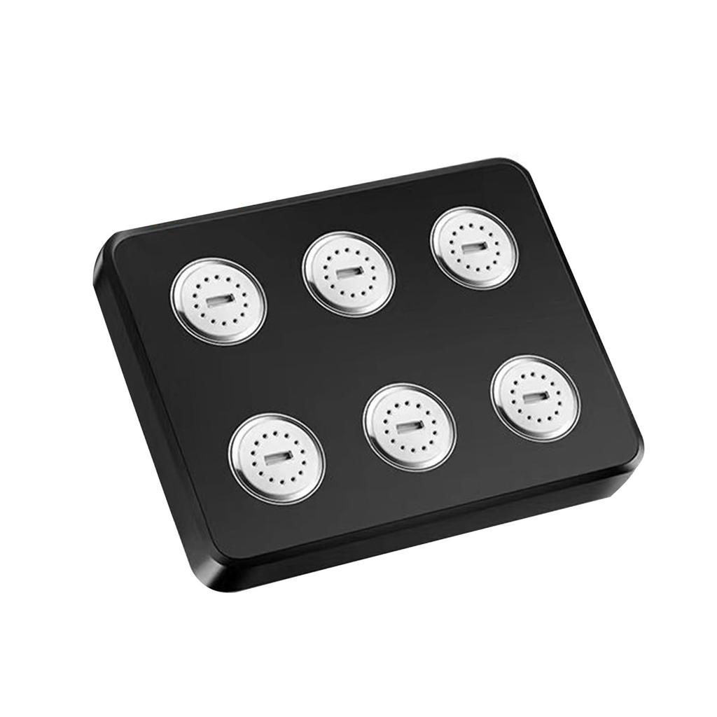 Прямоугольная душевая лейка высокого давления Инновационный дизайн увеличивает напор воды Аксессуар для ванной комнаты для душевого опыта