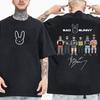 Футболка с принтом обложки альбома рэпера Bad Bunny Debi Tirar Mas Fotos DTMF Мужская Женская Одежда Мода Хип-Хоп Оверсайз Футболки