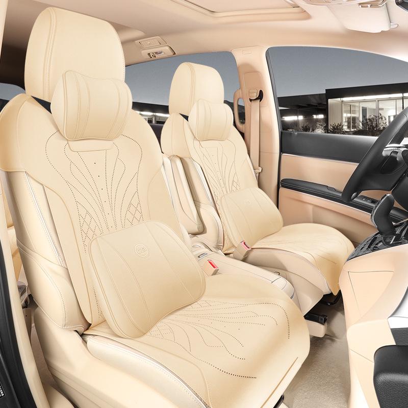 Buick GL8 Car Seat Cushion: Semi-Surround Suede Saddle Pad