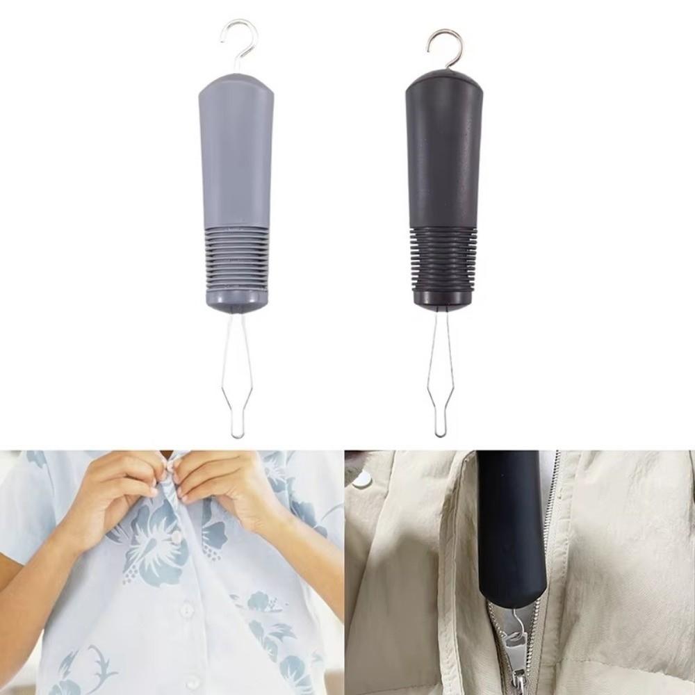 ABS Dressing Aid Portable Button Hook New Button Fastener Tool For Elderly