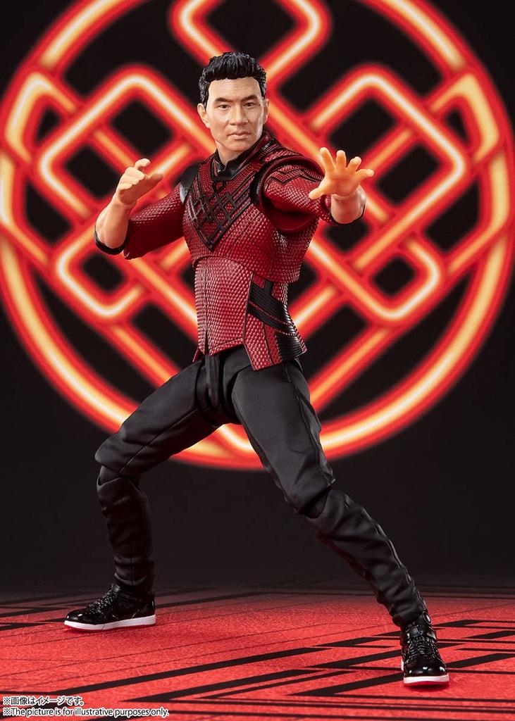 TAMASHII NATIONS Из десяти 150 мм раскрашенных подвижных фигур SHFiguarts Shang-Chi (Кольца Шан-Чи/Легенда) приблизительно. ПВХ и АБС