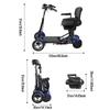 SUNNIGOO L3 4-wheel electric scooter for Senior, dual motors, 36V 18AH battery