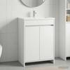 Bathroom Vanity Unit White 56 x 37.5 x 81 cm Engineered Wood