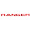 Cisvlo1 Для Ford Ranger 2015-2021 Верхняя часть решетки радиатора Логотип Буквы Решетка RANGER 3D Эмблема Оригинальный Размер ABS Наклейка С Клеем Хромированный Стиль