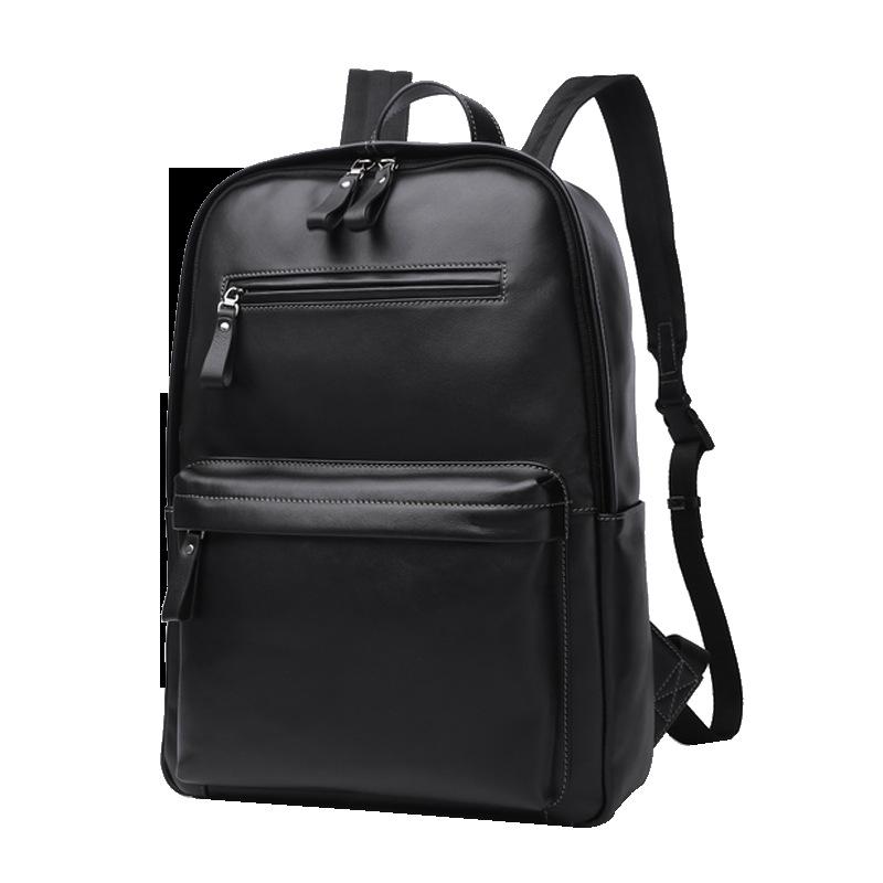 Мужской деловой рюкзак, модная повседневная мужская сумка Bao, высококачественная мужская сумка из коровьей кожи, легкий трендовый рюкзак