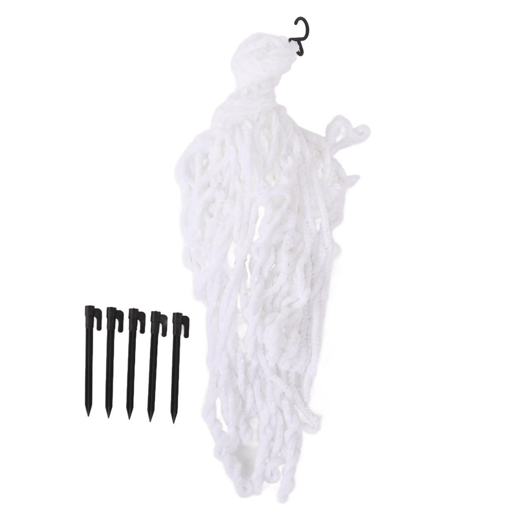 Triangle Spider Web Extra Large White Halloween Party Tricky Decorative Props Supplies