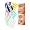 40 шт./лист Цветные Звездные Наклейки, Розовые и Черные Звездные Наклейки, Наклейки для Декора Лица Водонепроницаемые и Устойчивые к Поту, Мини Наклейки для Вечеринки, Ночного Клуба,