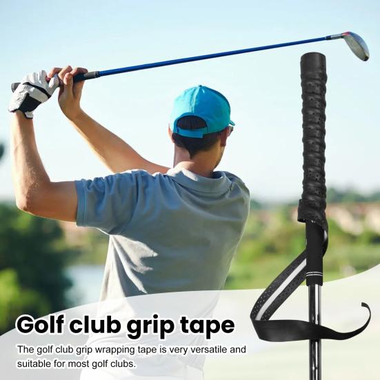 Лента для обмотки гольф-грипа Двусторонняя клейкая полоска для переустановки грипов на гольф-клубах Полиуретановая лента для обмотки поверх грипа для лучшего переустановки и контроля
