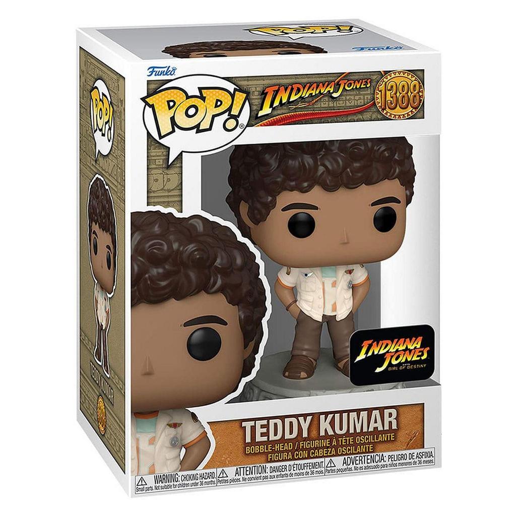 Funko POP! Indiana Jones And The Dial Of Destiny Teddy Kumar Bobble Head