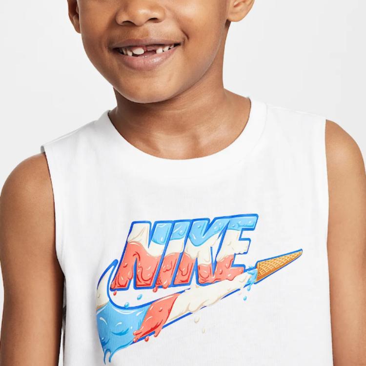 Nike Майка белая, детская, 3-7 лет II3032-100