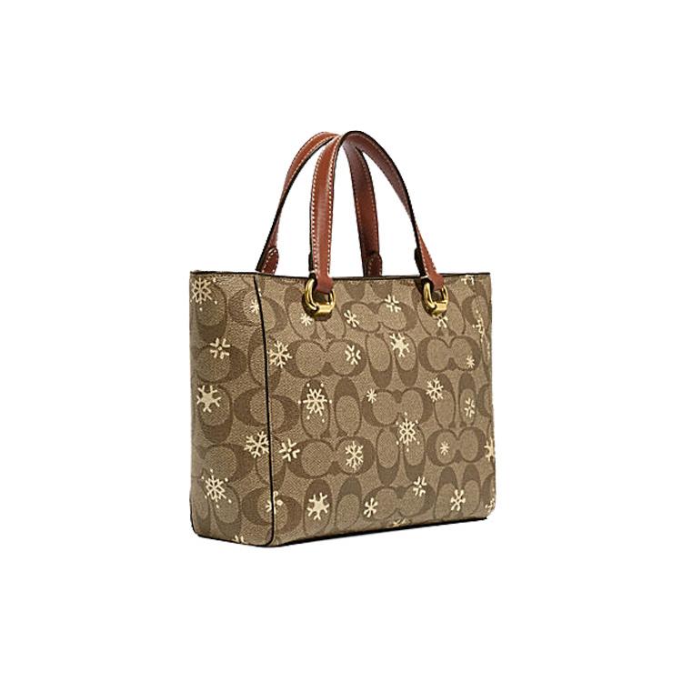 Новая женская сумка через плечо из искусственной кожи COACH Alice, сумка-кроссбоди, сумочка, маленький размер, коричневая, CF378-IMV2X