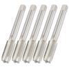 5pcs Professional High Speed Steel Screw Tap Straight Flute Thread Taps Set Accessory M12